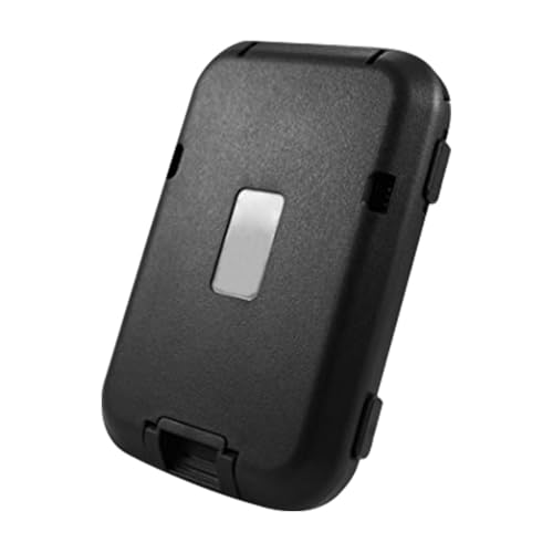 Kreditkartenetui – tragbarer Kartenschutz, dünner Geldbörsen-Organizer | Diebstahlsichere Aufbewahrungstasche für Karten, Kreditkartenhalter aus sicherem Metall, Halterung im Design Compa, Schwarz von Générique