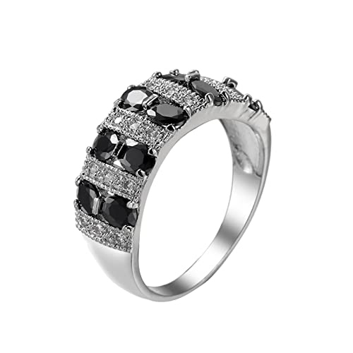 Kronleuchter-Ringe, komplette Ringe, Damen, Begleiter, Ringe, Damen, klassischer Schmuck, Mädchen, Damen, runde Haken, Ringe, 6, Kupfer, Kein Edelstein von Générique