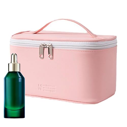 Kulturbeutel mit Griff, Reise-Make-up-Kulturbeutel, wasserdichte Kosmetikaufbewahrungstasche für Frauen, Organisation von Make-up und Toilettenartikeln, Rosa, Se référer au descriptif, Siehe Kulturbeutel mit Griff, Reise-Make-up-Kulturbeutel, wasserdichte Kosmetikaufbewahrungstasche für Frauen, Organisation von Make-up und Toilettenartikeln, Rosa, Se référer au descriptif, Siehe von Générique