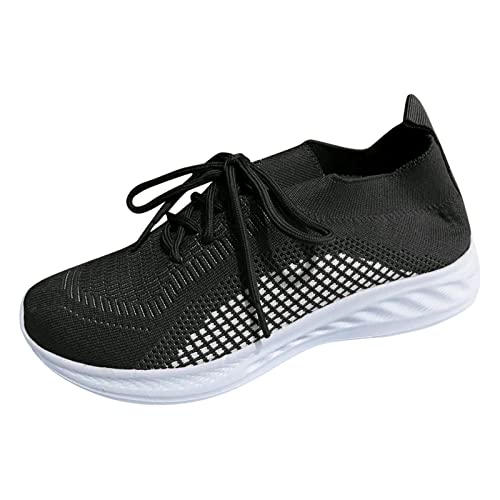 Laufschuhe für Damen, orthopädisch, für Damen, Walkingschuhe, orthopädisch, Damen, Fitness, Fitnessstudio, Jogging, Arbeit, bequem, Sneaker, Schwarz, 41 EU Laufschuhe für Damen, orthopädisch, für Damen, Walkingschuhe, orthopädisch, Damen, Fitness, Fitnessstudio, Jogging, Arbeit, bequem, Sneaker, Schwarz, 41 EU von Générique