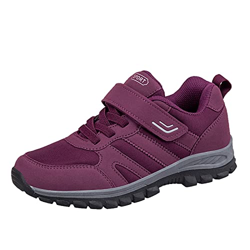 Laufschuhe für Damen, orthopädisch, für Damen, orthopädisch, für Damen, Wanderschuhe, atmungsaktiv, Freizeitsport, Komfort, Arbeit, Sneaker, violett, 39 EU von Générique