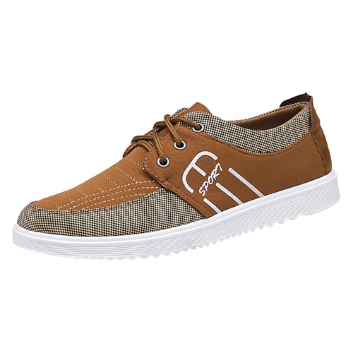 Laufschuhe für Herren, Sportschuhe, Herren, Sneaker, Laufschuhe, Herren, lässig, athletisch, Laufschuhe, Outdoor, Indoor, bequem, Sneaker, Gelb C, 43 EU von Générique