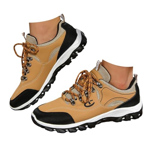 Laufschuhe für Herren, Sportschuhe, Laufschuhe, Herren, Sneaker, Herren, bequem, Fitness, Fitnessstudio, Jogging, Slip-On-Sneaker, Freizeitschuhe, Tennis, Sneaker, B Braun., 48 EU von Générique