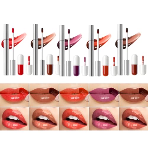 Lipgloss | 10 Stück Lippenfarbe | widerstandsfähiger Lipgloss für Routine Schönheit Alltag Frauen Reise Dating Hochzeit von Générique