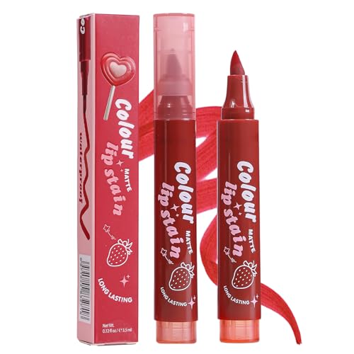Lippenfärbemarker – langanhaltendes glänzendes Futter, Flecken-Tönungsstift für Frauen | -Make-up bietet Mädchen, eine präzise Farbanwendung zur Verbesserung der Abreißbildung von Générique