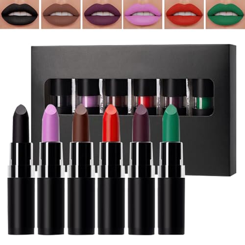 Lippenmakeup-Set – intensiver schwarzer Farbton, pigmentiert, anpassbar – leichtes Geschenkset für Damen, Mädchen, Freundin, Schwester von Générique