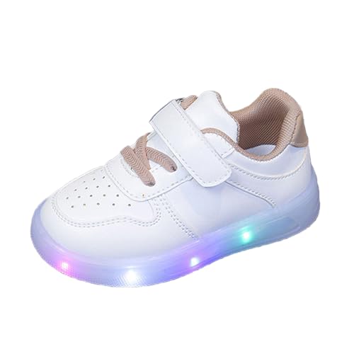 Luminiscentes LED-Tennisschuhe für Kleinkinder, atmungsaktiv, für Outdoor-Sport (klein/großes Kind), kaki, 22.5 EU von Générique