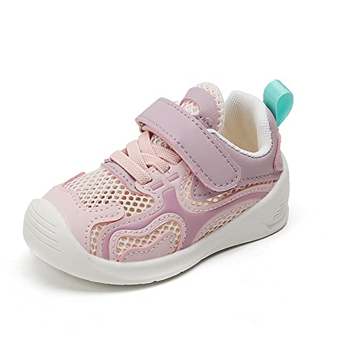 Mädchen Rot Tennis Sneakers für Babys Mädchen Casual Schuhe mit weicher Sohle für Mädchen Frühling Sommer Neue Baby Schuhe mit ausgehöhlter Mesh-Oberfläche Schuhe, rot, 23.5 EU von Générique