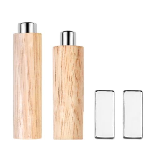 Magnete für Nägel, Wooden Handle Nail Magnet Tool, multifunktional, magnetisch, Polish Stick, abnehmbar, zylindrischer Stift, ideal für Anfänger, professionelle kreative Designs von Générique