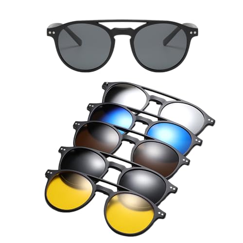 Magnetische Sonnenbrille, magnetische Sonnenbrille, Windeln, modische Sonnenbrille, austauschbar, für Männer und Frauen, 2, Se référer au descriptif Magnetische Sonnenbrille, magnetische Sonnenbrille, Windeln, modische Sonnenbrille, austauschbar, für Männer und Frauen, 2, Se référer au descriptif von Générique