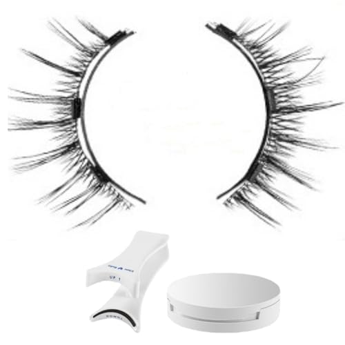 Magnetische falsche Wimpern, natürliche magnetische Wimpern ohne Klebstoff oder Eyeliner, wiederverwendbare künstliche magnetische Wimpernmascara, magnetisches Wimpernset mit Pinzette, ohne Mascara Magnetische falsche Wimpern, natürliche magnetische Wimpern ohne Klebstoff oder Eyeliner, wiederverwendbare künstliche magnetische Wimpernmascara, magnetisches Wimpernset mit Pinzette, ohne Mascara von Générique
