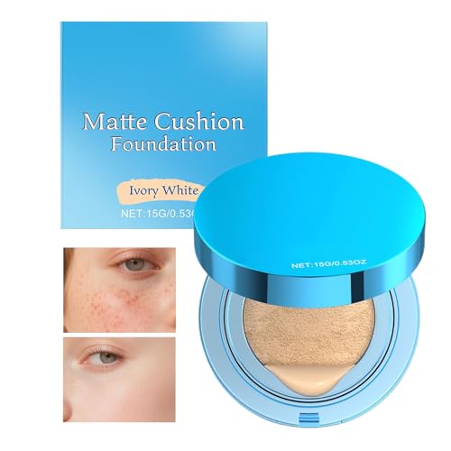 Make-up Foundation-Kissen | Korrekturkissen mit matter Oberfläche und hoher Abdeckung, leichte Concealer-Make-up-Creme für Geschäftsreisen, Reisen, Schule, Make-up Foundation-Kissen | Korrekturkissen mit matter Oberfläche und hoher Abdeckung, leichte Concealer-Make-up-Creme für Geschäftsreisen, Reisen, Schule, von Générique