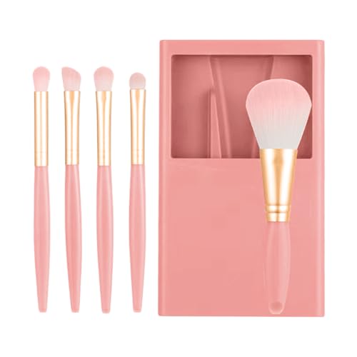 Make-up-Pinsel-Set für Frauen, Reise-Make-up-Pinsel Set, Reise-Make-up-Pinsel mit Etui und Spiegel, tragbare Foundation Powder Corceler Shad von Générique