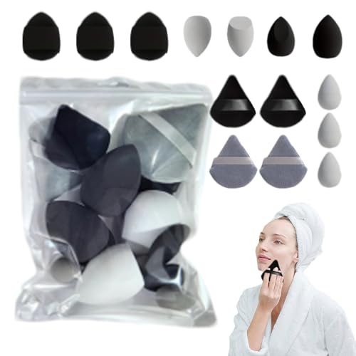 Make-up-Schwamm-Set – weicher Puff, makelloser Teint-Mixer, buntes Foundation-Werkzeug | latexfreier Kosmetik-Applikator, wiederverwendbar, für Mädchen, Jugendliche von Générique