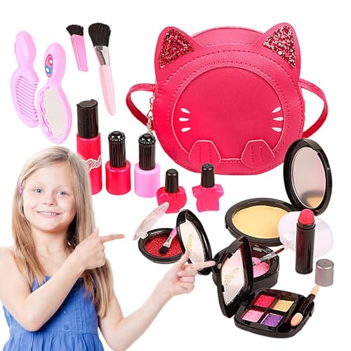 Make-up-Set für Mädchen, Make-up-Spielzeug-Set | Princess Play Make-up-Spielzeug – Rollenspielzeug, Anziehspiel zur Verbesserung der praktischen Fähigkeit, Motorik von Générique