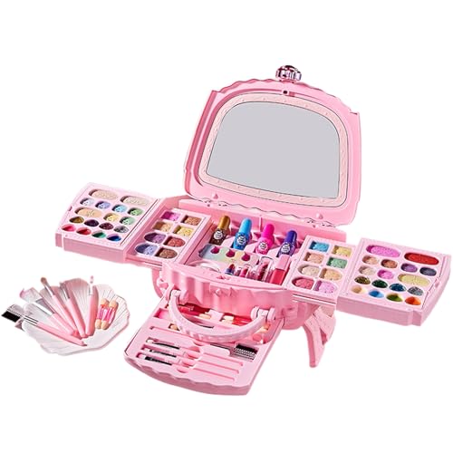 Make-up-Set für Mädchen | Girls Goets bestehen aus ihnen | Komplett waschbar Real Cosmetics Safe Natural für 3 – 12 Jahre, praktisch Travel Freend Game von Générique