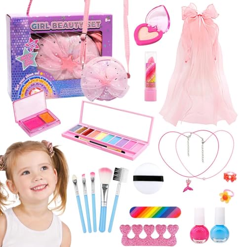 Make-up-Set für Make-up-Sets für | Make-up-Set für Spielzeug Fake Girls | Waschbares Make-up-Set für Kleidung von Générique