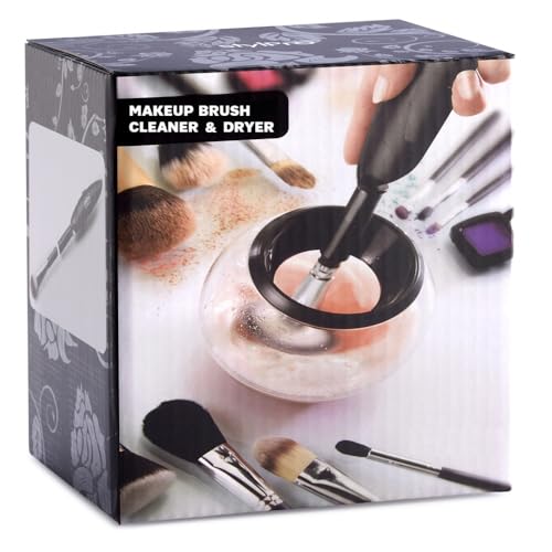 Makeup Brush Cleaner & Dryer – elektrischer Make-up-Pinselreiniger und -trockner – schnelle Reinigung & Express-Trocknung – kompatibel mit allen Größen – Komplett-Set mit Schüssel und Adaptern Makeup Brush Cleaner & Dryer – elektrischer Make-up-Pinselreiniger und -trockner – schnelle Reinigung & Express-Trocknung – kompatibel mit allen Größen – Komplett-Set mit Schüssel und Adaptern von Générique