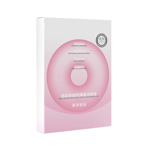 Makeup Remover Oil, Facial Cleansing Oily, 2ml/20 Bottles Hydrating Skin Cleanser, Gentle Waterproof Removers, Portable Travel Bottle, 100ml, Daily Routine Home Travels von Générique