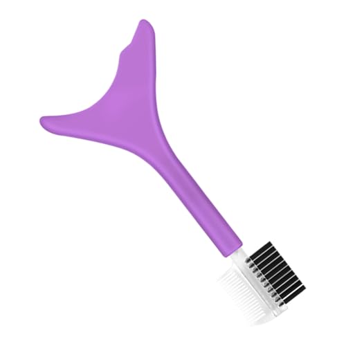 Mascara-Schild aus Silikon – Mascara-Applikator-Halter aus Silikon | Wimperntrenner | Schablonen mit Futter für Anfänger mit Kamm | Make-up-Werkzeug für Frauen F von Générique