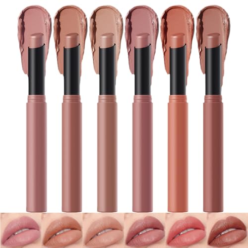 Matte Lip Lips - Hydrate Cream Lipstick | Langfristig Glatter Lippenstift Set | Matte Lip Stick | Farbiger Lippenbalsam | Hoch pigmentierter Lippenstift Makeup Wasserdicht für von Générique