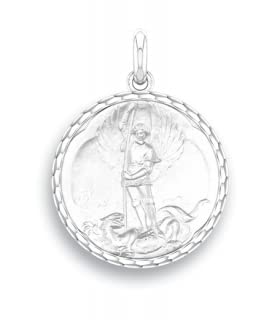 Medaille Gold 375/00 – Saint Michael, Weißgold Gelbgold von Générique