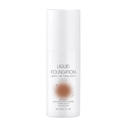 Moisturizing Foundation Makeup, Lightweight Liquid Base, 4,26 x 1,23 in Full Coverage Concealer, Long Lasting Matte Finish, Oil Control Hydrating Formula for Oily and Dry Skin von Générique