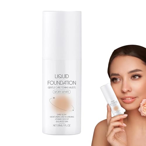 Moisturizing Foundation Makeup, Lightweight Liquid Base, Long-Lasting Full Coverage Foundation with Matte Finish, Oil Control Concealer for Oily and Dry Skin, Smooth Hydrating Face Makeup von Générique