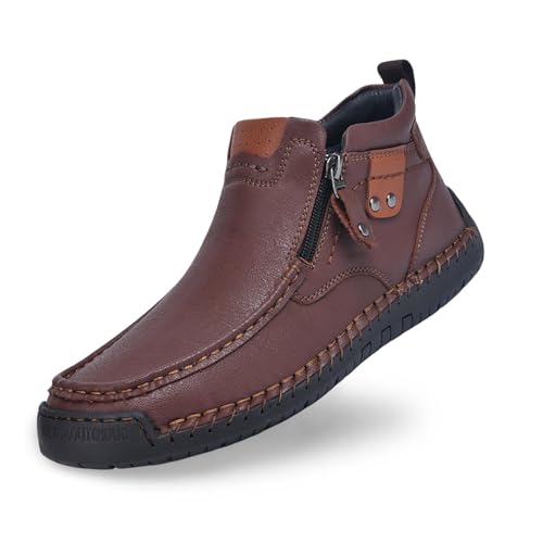 Mokassin Herren Leder Komfort Schuhe Stadt für Business Hochzeit Schuhe Oxford für Männer Wasserdicht Schuhe Kostüm Atmungsaktiv Oxford und Derbies Halbschuhe, 01 Kaffeebraun, 46 EU Mokassin Herren Leder Komfort Schuhe Stadt für Business Hochzeit Schuhe Oxford für Männer Wasserdicht Schuhe Kostüm Atmungsaktiv Oxford und Derbies Halbschuhe, 01 Kaffeebraun, 46 EU von Générique