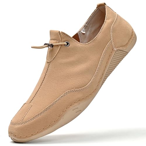 Mokassins Sneakers Herren Running Sport Flach Mokassin Sneaker Herren Leder Wanderschuhe Walking Orthopädische Sneakers und Sportschuhe Sneaker Sneaker Sicherheitsschuhe, 01 Khaki., 45 EU Mokassins Sneakers Herren Running Sport Flach Mokassin Sneaker Herren Leder Wanderschuhe Walking Orthopädische Sneakers und Sportschuhe Sneaker Sneaker Sicherheitsschuhe, 01 Khaki., 45 EU von Générique