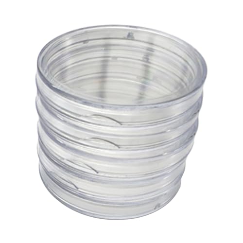 Münzbox | Geldbörse | 5 transparente Fächer, tragbar, sparsam für Profis Erwachsene Frauen Senioren Männer Zubehör Schmuck Büro Reise von Générique