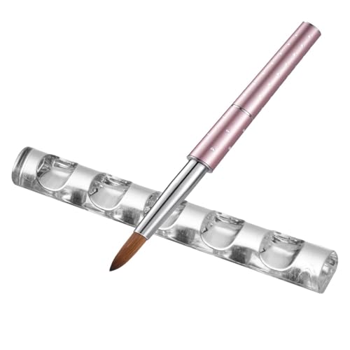 Nagelbürstenhalter - 5-fach für Nagellack - Pin-Container, transparenter Organizer zum Zeichnen von Stiften | Nagelspitzen, Nagelspitzen, Nagelbürstenhalter aus von Générique