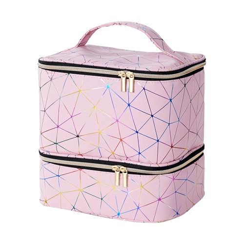 Nagellack-Organizer-Tasche – Nagellack-Organizer und Tragekoffer, Nagellack-Tasche mit Griff, Schwammteiler, große Kapazität kann 30 Nagelgel speichern, Hülle, Pink, Se référer au descriptif, Siehe Nagellack-Organizer-Tasche – Nagellack-Organizer und Tragekoffer, Nagellack-Tasche mit Griff, Schwammteiler, große Kapazität kann 30 Nagelgel speichern, Hülle, Pink, Se référer au descriptif, Siehe von Générique