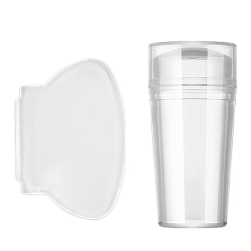 Nail Artt Stamper – Nagelstempel aus Silikon | Nagelstempel | Wiederverwendbares -Stempel mit Schaber-Werkzeug für DIY-Nageldesigns | Stempelset von Générique