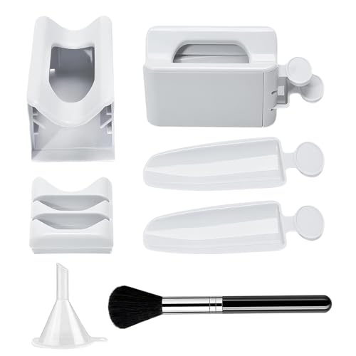 Nail Dip Container – Dip Powder Recycling Tray | Acryl Nail Powder | Glitter Saver Container Holder für Frauen Hand-Tools, Nail Tech Must Haves for Hand Care von Générique