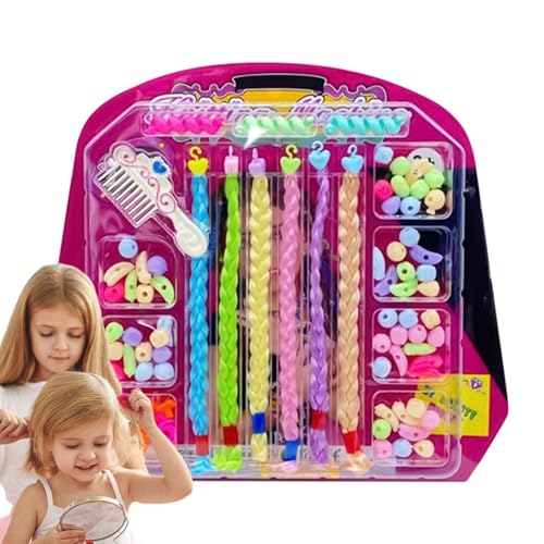 Niedliche Haarperlen, Haarperlen für Cartoon-Haarperlen zum Flechten, kreative Haardekoration, niedliche Haarornamente, um das Wort zu stimulieren von Générique