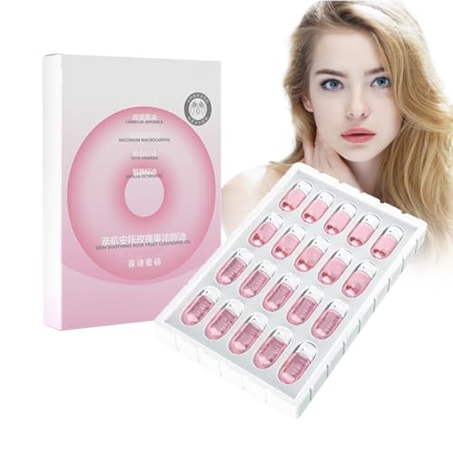 Öl-Makeup-Entferner, feuchtigkeitsspendende Ölreinigung, pflegende Formula Gentle Face Cleaning Easy to Use, tragbar, ideal für Zuhause, Reise- und Hautpflege, Routine und Pflegemittel von Générique