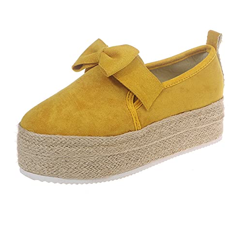 Orthopädische Damen-Sportschuhe, Tennis, bequem, Sneaker, Damen, lässig, Fitness, Fitnessstudio, Jogging, Tennisschuhe, Athletisch, Orthopädische Schuhe, Keilabsatz, Gelb 4, 42 EU Orthopädische Damen-Sportschuhe, Tennis, bequem, Sneaker, Damen, lässig, Fitness, Fitnessstudio, Jogging, Tennisschuhe, Athletisch, Orthopädische Schuhe, Keilabsatz, Gelb 4, 42 EU von Générique