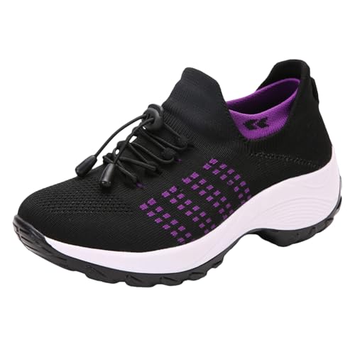 Orthopädische Sneaker, Damen, Sportschuhe, Orthopädisch, Damen, Wanderschuhe, Damen, Casual, Arbeit, Fitness, Fitnessstudio, Jogging, bequem, Sneaker, Dunkelviolett, 43 EU Orthopädische Sneaker, Damen, Sportschuhe, Orthopädisch, Damen, Wanderschuhe, Damen, Casual, Arbeit, Fitness, Fitnessstudio, Jogging, bequem, Sneaker, Dunkelviolett, 43 EU von Générique