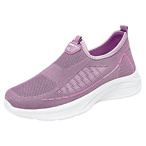 Orthopädische Sneaker, Damen, Sportschuhe, Orthopädisch, Damen, Wanderschuhe, Damen, Casual, Arbeit, Outdoor, Indoor, bequem, Sneaker, 2 x Violett, 40 EU Orthopädische Sneaker, Damen, Sportschuhe, Orthopädisch, Damen, Wanderschuhe, Damen, Casual, Arbeit, Outdoor, Indoor, bequem, Sneaker, 2 x Violett, 40 EU von Générique