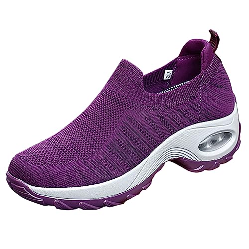 Orthopädische Sneaker, Damen, Tennis, bequem, Sneaker, Damen, Keilabsatz, Outdoor, Tennisschuhe, Arbeit, Casual, Orthopädische Schuhe, Outdoor, Indoor Sneaker, Violett D, 38 EU Orthopädische Sneaker, Damen, Tennis, bequem, Sneaker, Damen, Keilabsatz, Outdoor, Tennisschuhe, Arbeit, Casual, Orthopädische Schuhe, Outdoor, Indoor Sneaker, Violett D, 38 EU von Générique