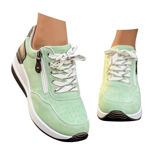 Orthopädische Sneaker, Damen, Tennis, bequem, Sneaker, Damen, Tennis, Slip, Tennisschuhe, rutschfest, Gymnastik, orthopädisch, lässig, Sneaker, 2 hellgrün, 36 EU Orthopädische Sneaker, Damen, Tennis, bequem, Sneaker, Damen, Tennis, Slip, Tennisschuhe, rutschfest, Gymnastik, orthopädisch, lässig, Sneaker, 2 hellgrün, 36 EU von Générique