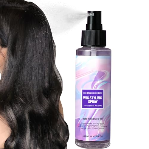 Perückenspray für echtes Haar – 100 ml synthetischer Glanz, Realität, Perücke, Spray, Fett und glatt, nährend und hygienisch, mit trockenen Perücken Perückenspray für echtes Haar – 100 ml synthetischer Glanz, Realität, Perücke, Spray, Fett und glatt, nährend und hygienisch, mit trockenen Perücken von Générique