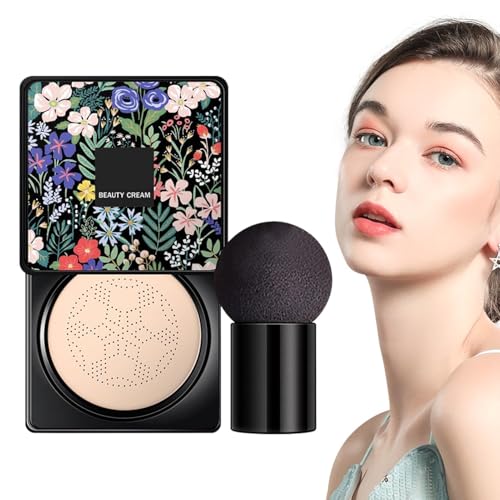 Pilzkopf Luftkissen Cc Creme - Wasserfest Air Cushion Cc Cream | Langlebig Pilzkopf Flüssige Grundierung | Bb Creme Feuchtigkeitsspendende | Bb Cream Make Up Concealer Für Reife Haut von Générique