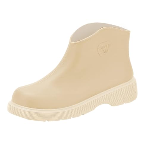 Plateau-Sandalen für Damen, Größe 9, Regenstiefel, Wasserschuhe, Gummistiefel, lässig, für Studenten, Arbeit, Angeln, Waschen, Plateau-Absatz, beige, 40 EU Plateau-Sandalen für Damen, Größe 9, Regenstiefel, Wasserschuhe, Gummistiefel, lässig, für Studenten, Arbeit, Angeln, Waschen, Plateau-Absatz, beige, 40 EU von Générique