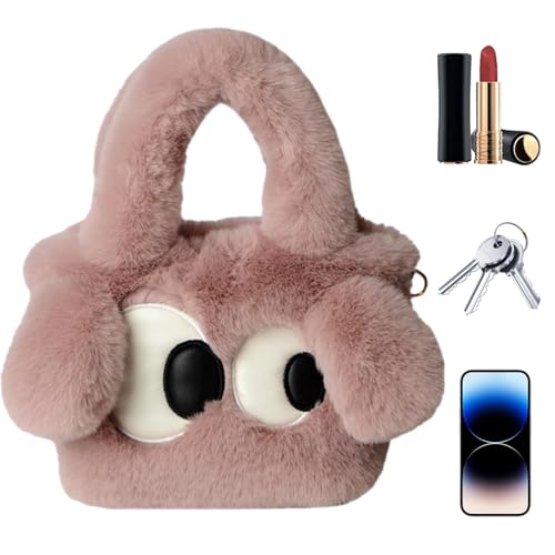 Plüsch-Einkaufstasche – Wintersuppe | Flauschige Handtasche, warme Wintertasche, Tragetasche aus weichem Kunstfell, tragbare Raumtasche mit Haltbarkeit, Dating-Tasche von Sh, Bean Paste Color, Se Plüsch-Einkaufstasche – Wintersuppe | Flauschige Handtasche, warme Wintertasche, Tragetasche aus weichem Kunstfell, tragbare Raumtasche mit Haltbarkeit, Dating-Tasche von Sh, Bean Paste Color, Se von Générique