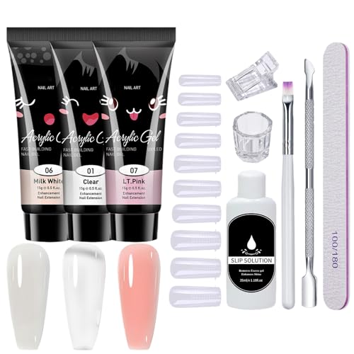 Nail Extension Kit - Gel Nail Extension Kit - Nail Extension Kit with Polish | Nail Supplies for Home Nail Supplies, Complete Poly Nail Extension Nail Extension Kit - Gel Nail Extension Kit - Nail Extension Kit with Polish | Nail Supplies for Home Nail Supplies, Complete Poly Nail Extension von Générique