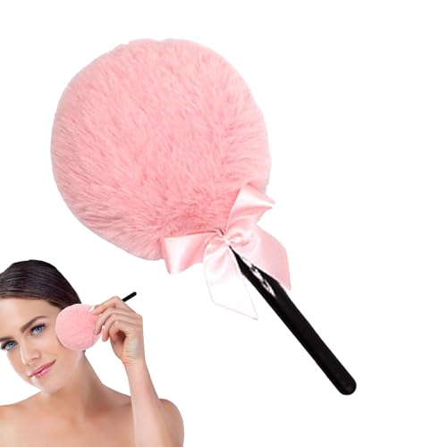 Puderquaste für den Körper, Reisepuder in Form eines Lutschers für Make-up, Puderapplikator mit Marshmallow-Griff, Gesichts-Make-up-Tool für Frauen und von Générique