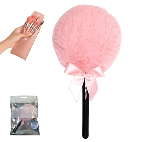 Puderquaste mit Griff, Reisepuder in Form eines Schnullers für Make-up | Make-up-Werkzeug mit Puder-Applikator und Marshmallow-Griff für Frauen, Reisen, tägliche Verwendung von Générique