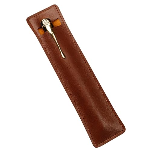 Pul Pen Case - Raffinierte Stift-Unterstützung für Planer und Notizbücher, Regadnenne -Clip | Einzigartiges Lederblei für Bleistifte, Eingabestift, Kugelschreiber, Schutzhülle, , Se von Générique
